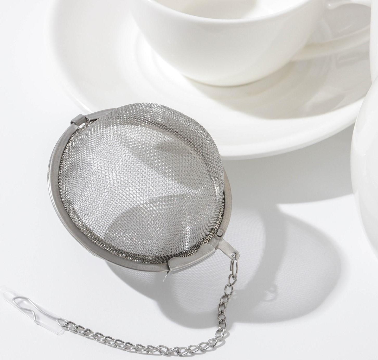 Ситечко для чая d=7 см, нержавеющая сталь