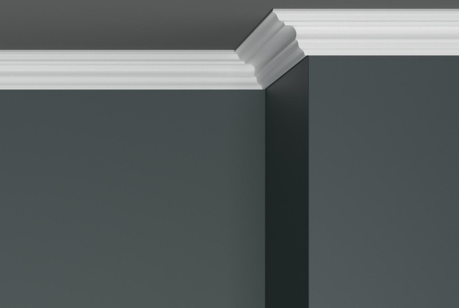 Плинтус потолочный T-45 35х35х2000мм