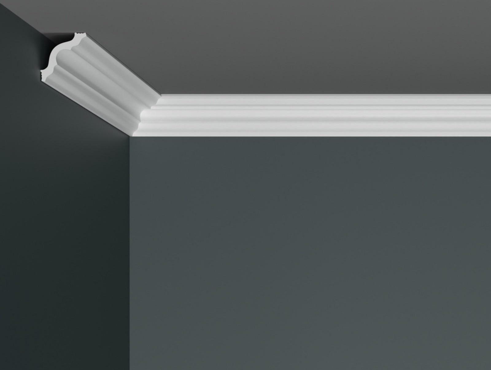 Плинтус потолочный T-45 35х35х2000мм