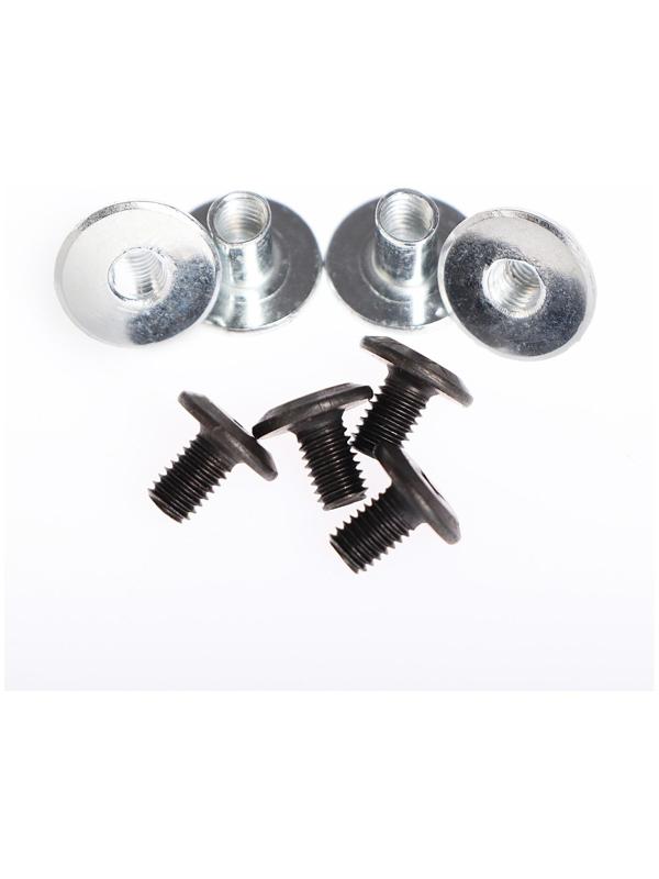 Накладка-подпятник для автоковрика, 22×15, металлическая с креплением