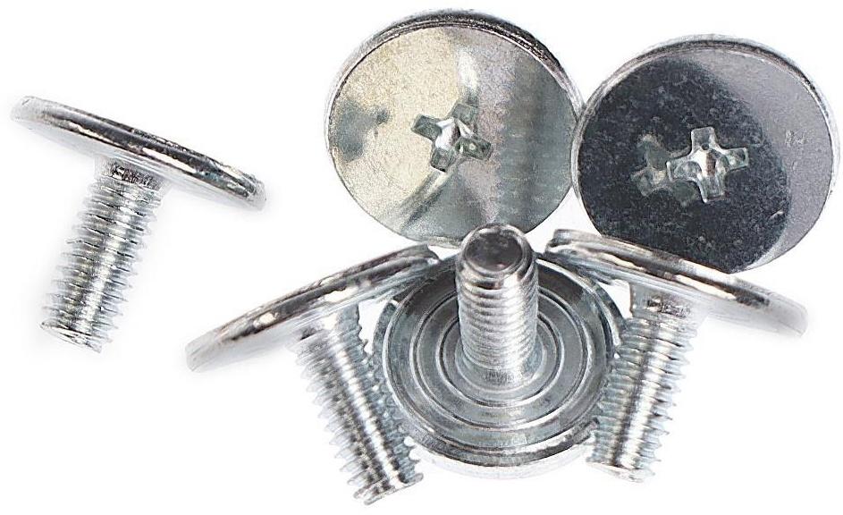 Накладка-подпятник для автоковрика, 24×16, металлическая с креплением