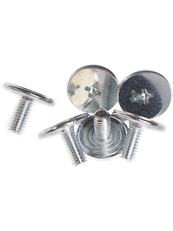 Накладка-подпятник для автоковрика, 24×16, металлическая с креплением