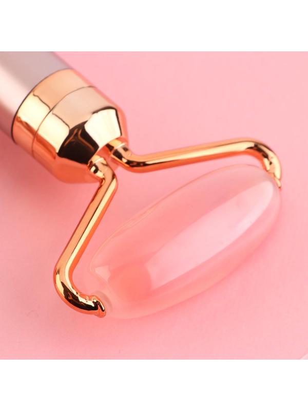 Электрический массажер для лица со сменной насадкой 