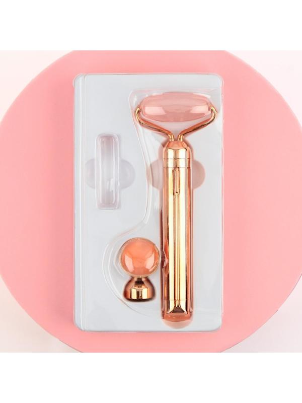 Электрический массажер для лица со сменной насадкой 