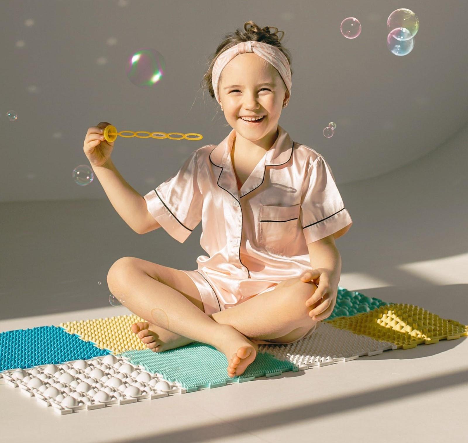 Модульный массажный коврик ОРТОДОН, набор «Чистюля», антибактериальный