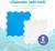 Модульный массажный коврик ОРТОДОН, набор «Чистюля», антибактериальный