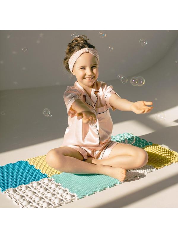 Модульный массажный коврик ОРТОДОН, набор «Чистюля», антибактериальный