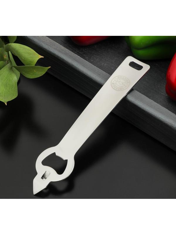 Нож консервный Доляна Zero, нержавеющая сталь, цвет хромированный