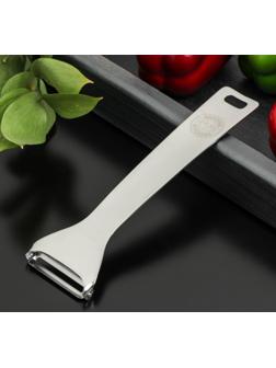 Овощечистка горизонтальная Доляна Zero, нержавеющая сталь, цвет хромированный