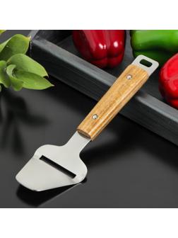 Нож для сыра Доляна «Дровосек», нержавеющая сталь, цвет хромированный