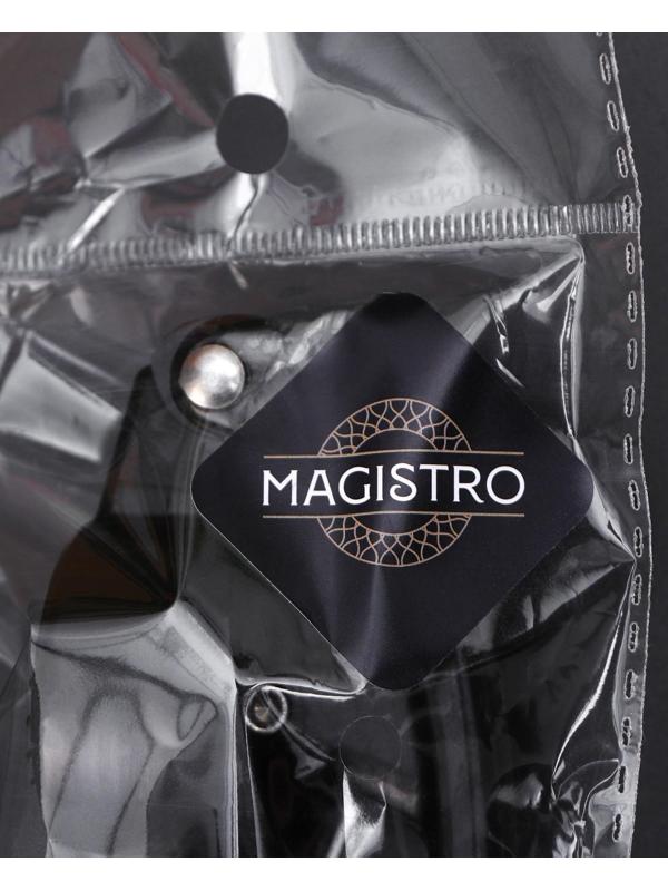 Пресс для чеснока Magistro «Нежность», цинковый сплав, цвет чёрный, красный