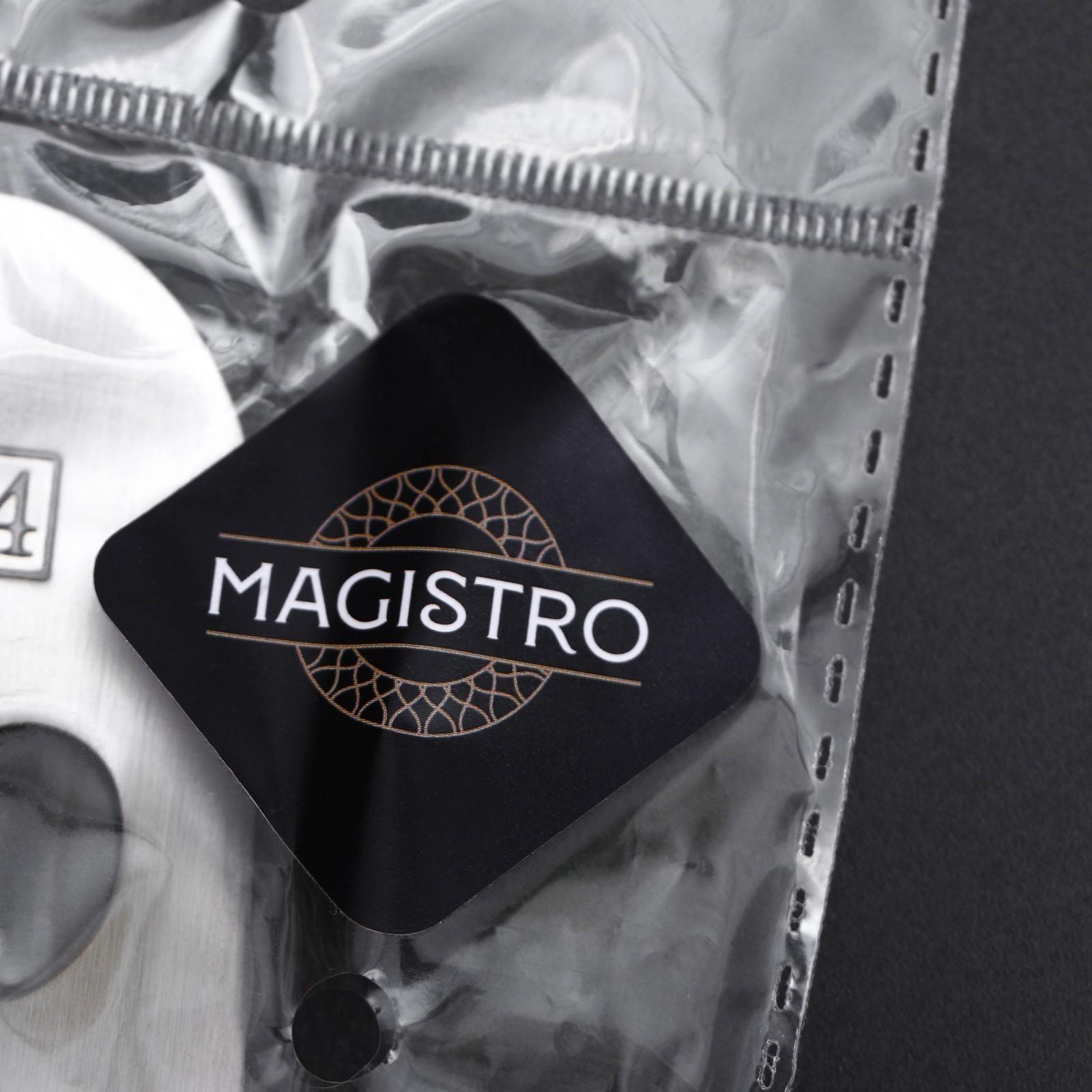 Пресс для чеснока Magistro Steel, 19,5×4,5 см, нержавеющая сталь, цвет хромированный