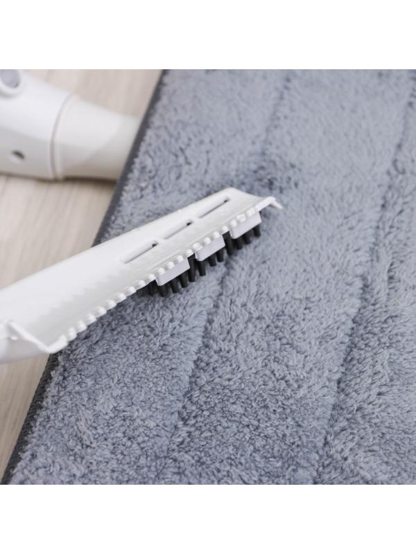 Швабра для мытья пола с распылителем Доляна, насадка из микрофибры 40×13 см, стальной черенок 125 см