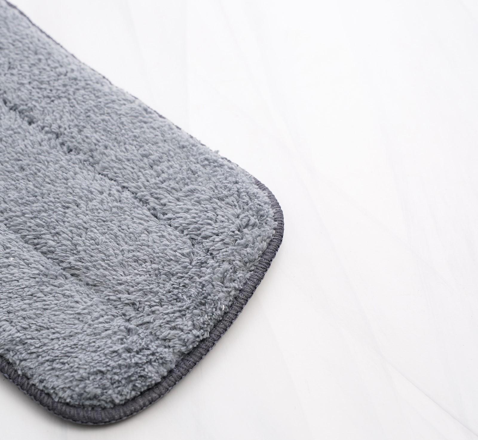 Насадка для швабры с распылителем Доляна, 40×13 см, микрофибра, цвет серый