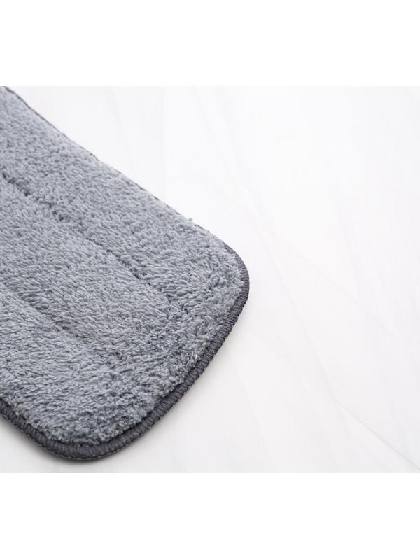 Насадка для швабры с распылителем Доляна, 40×13 см, микрофибра, цвет серый