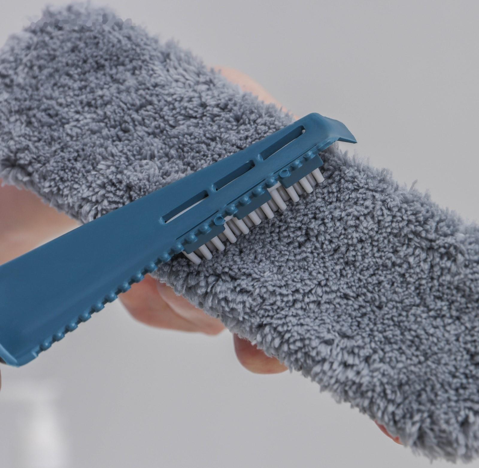 Щётка трансформер с насадкой из микрофибры, 19×6 см, дополнительная щётка