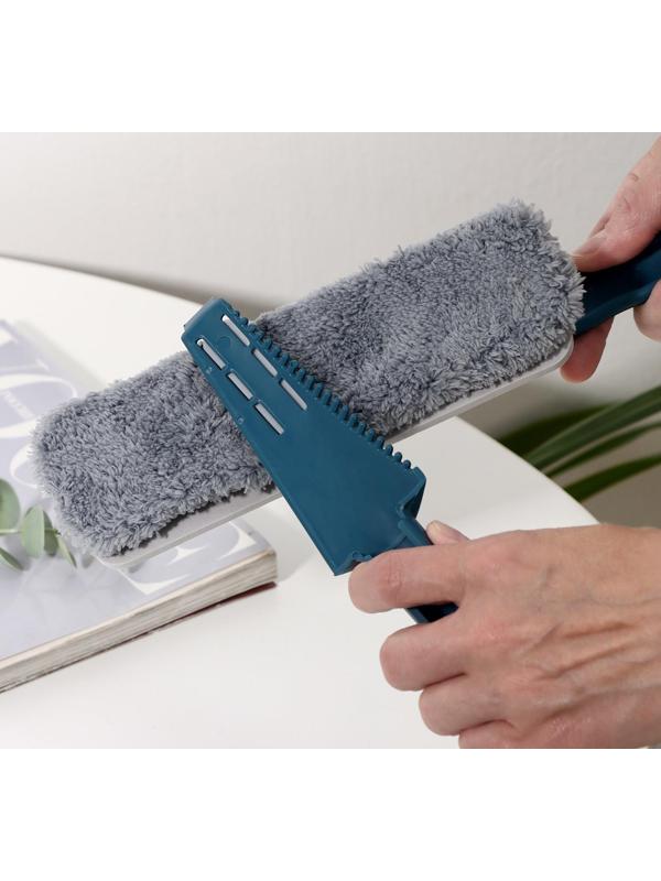 Щётка трансформер с насадкой из микрофибры, 19×6 см, дополнительная щётка