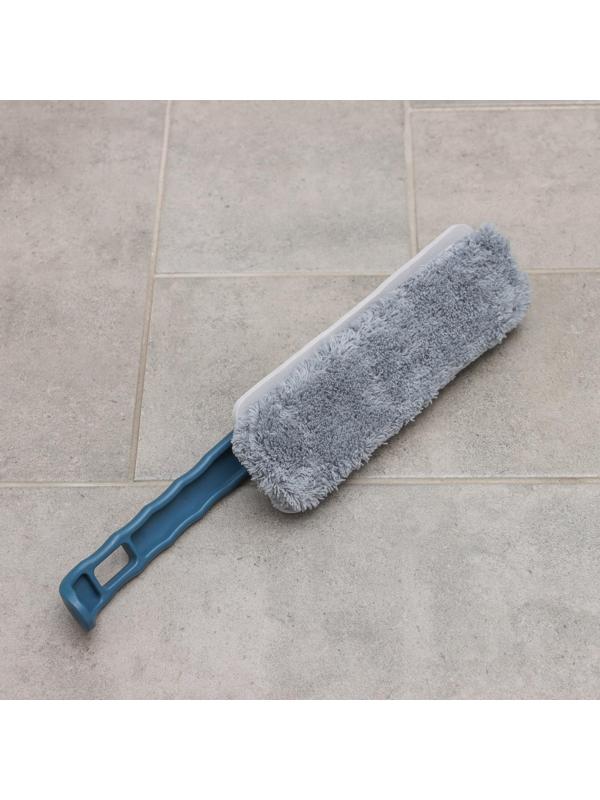 Щётка трансформер с насадкой из микрофибры, 19×6 см, дополнительная щётка