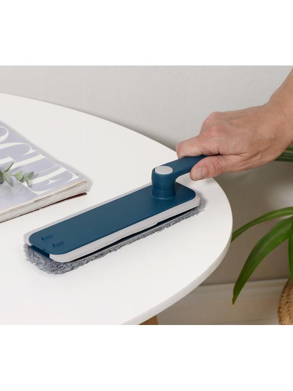 Щётка трансформер с насадкой из микрофибры, 19×6 см, дополнительная щётка