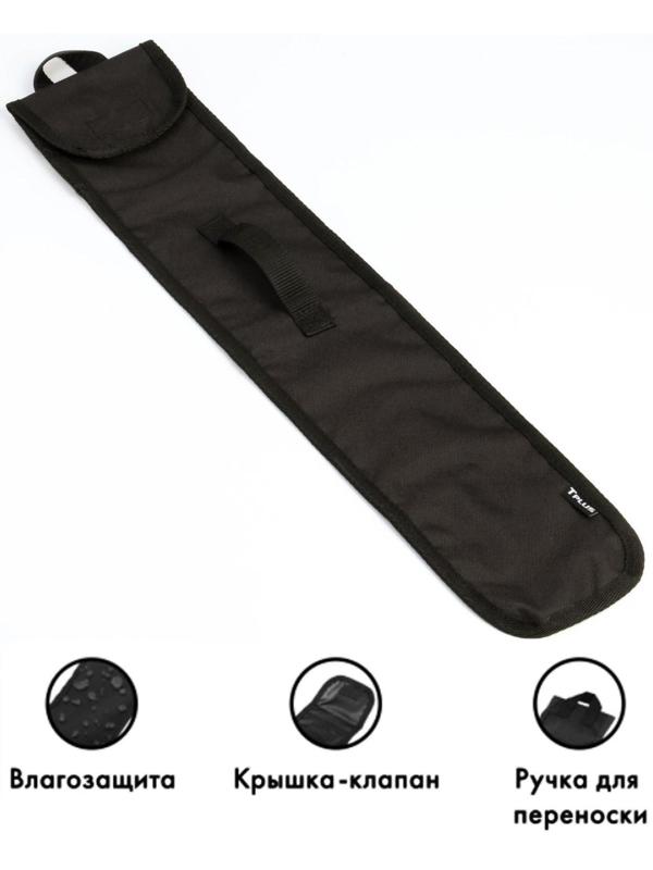 Чехол для шампуров, оксфорд 600, чёрный, 11 х 65 см