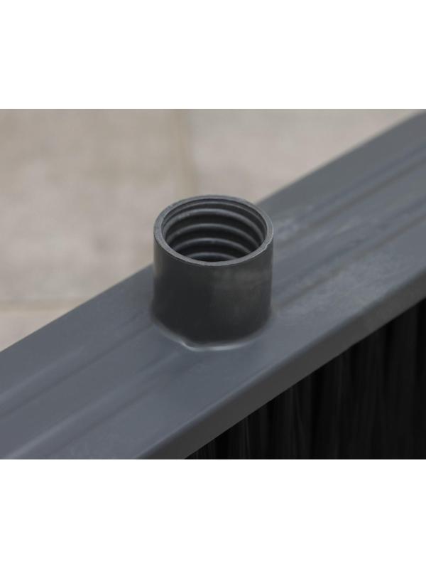 Щётка для подметания пола Etna, 24 см, цвет серый