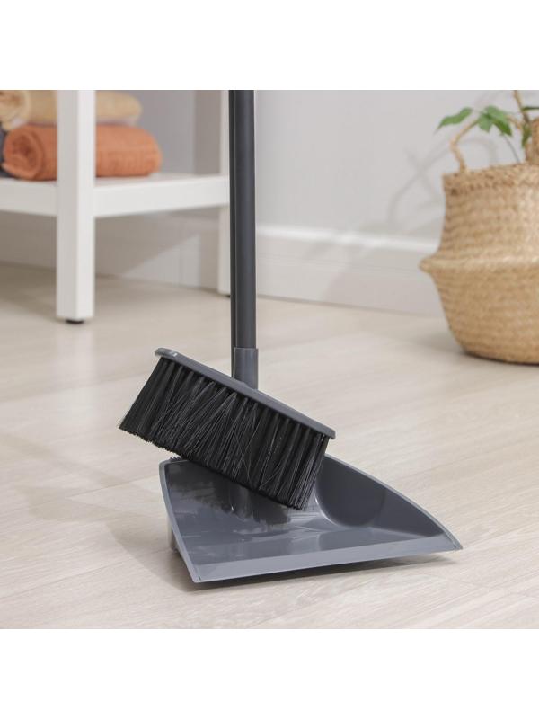 Щётка для пола с совком Etna, цвет серый