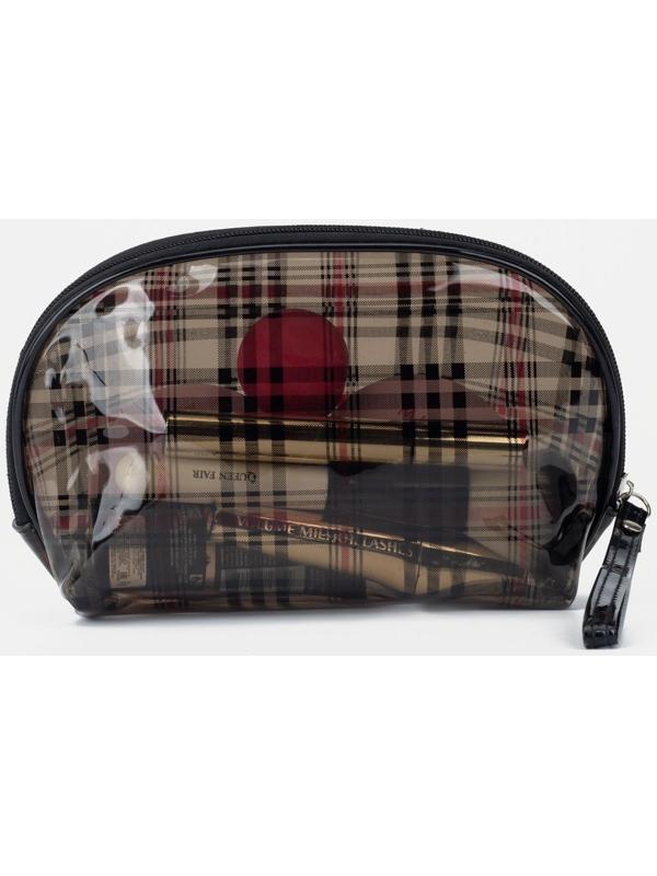 Косметичка на молнии, цвет чёрный