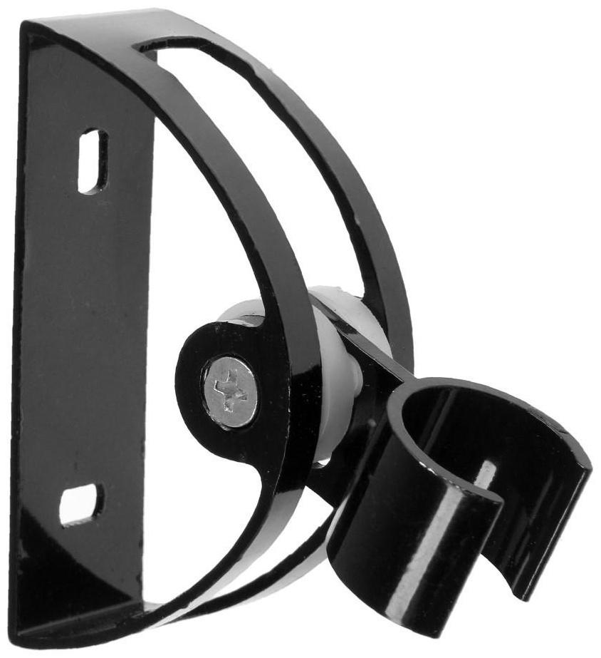 Держатель для душевой лейки ZEIN Z63, регулируемый, алюминий, черный