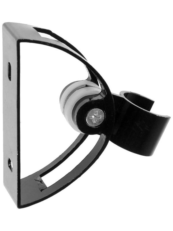 Держатель для душевой лейки ZEIN Z63, регулируемый, алюминий, черный