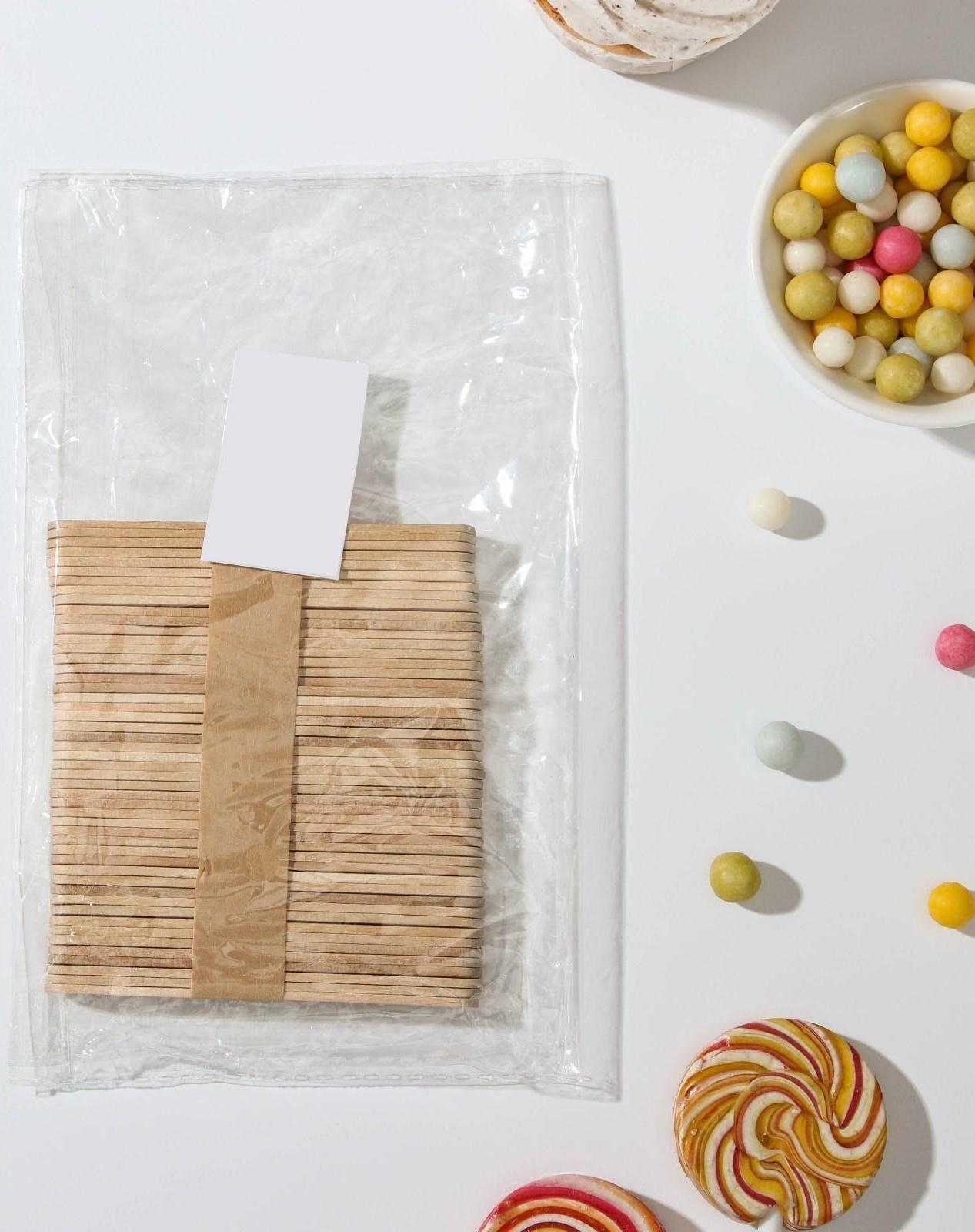 Форма для мороженого «Позитив», 2 ячейки, 19,5×11×2,5 см, с крышкой и палочками, 50 шт, цвет МИКС