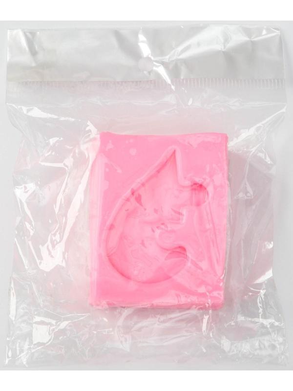 Молд «Половинки», 6×4,5×0,9 см, цвет розовый