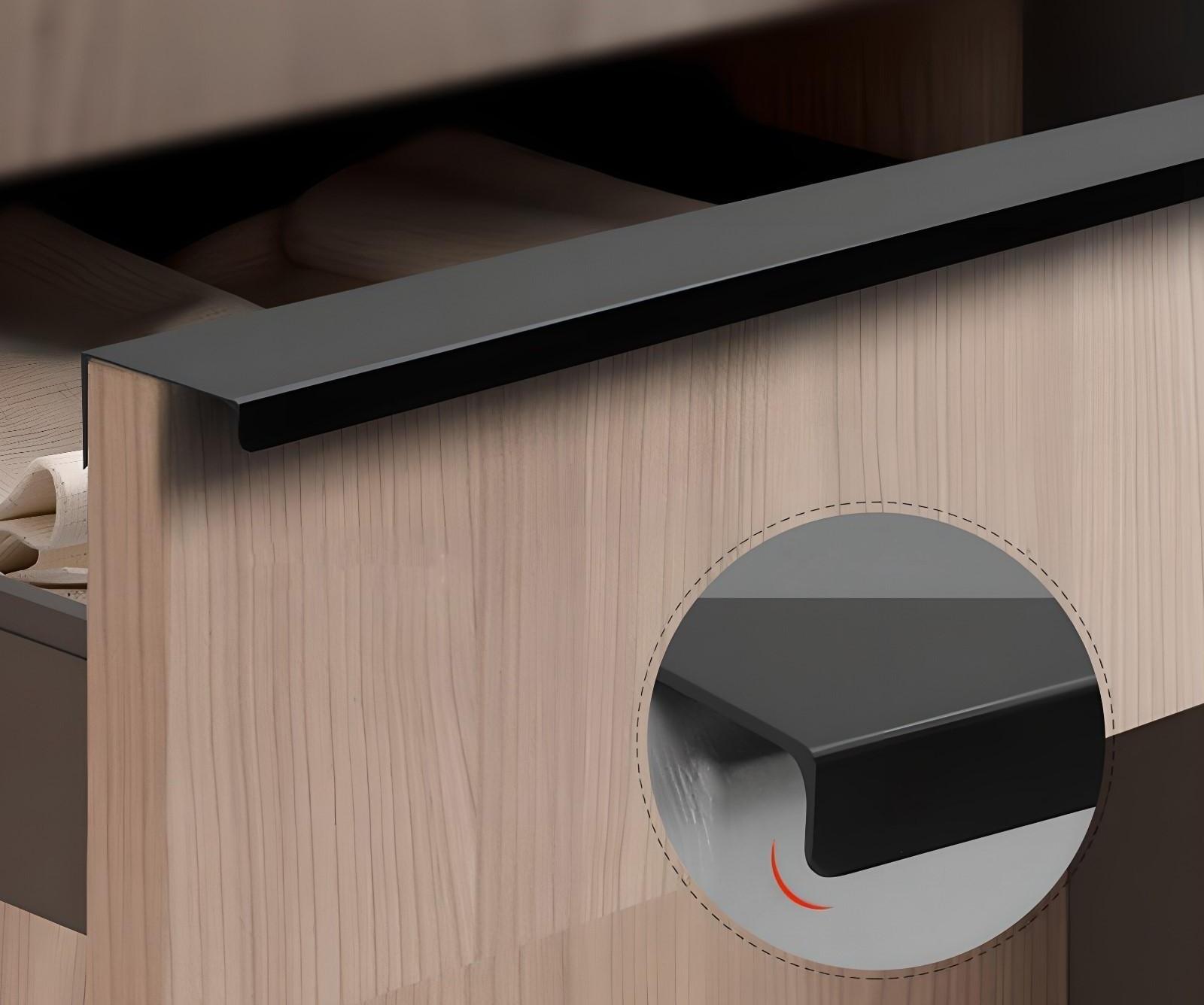 Ручка CAPPIO, L=150 мм, м/о128 мм, цвет черный