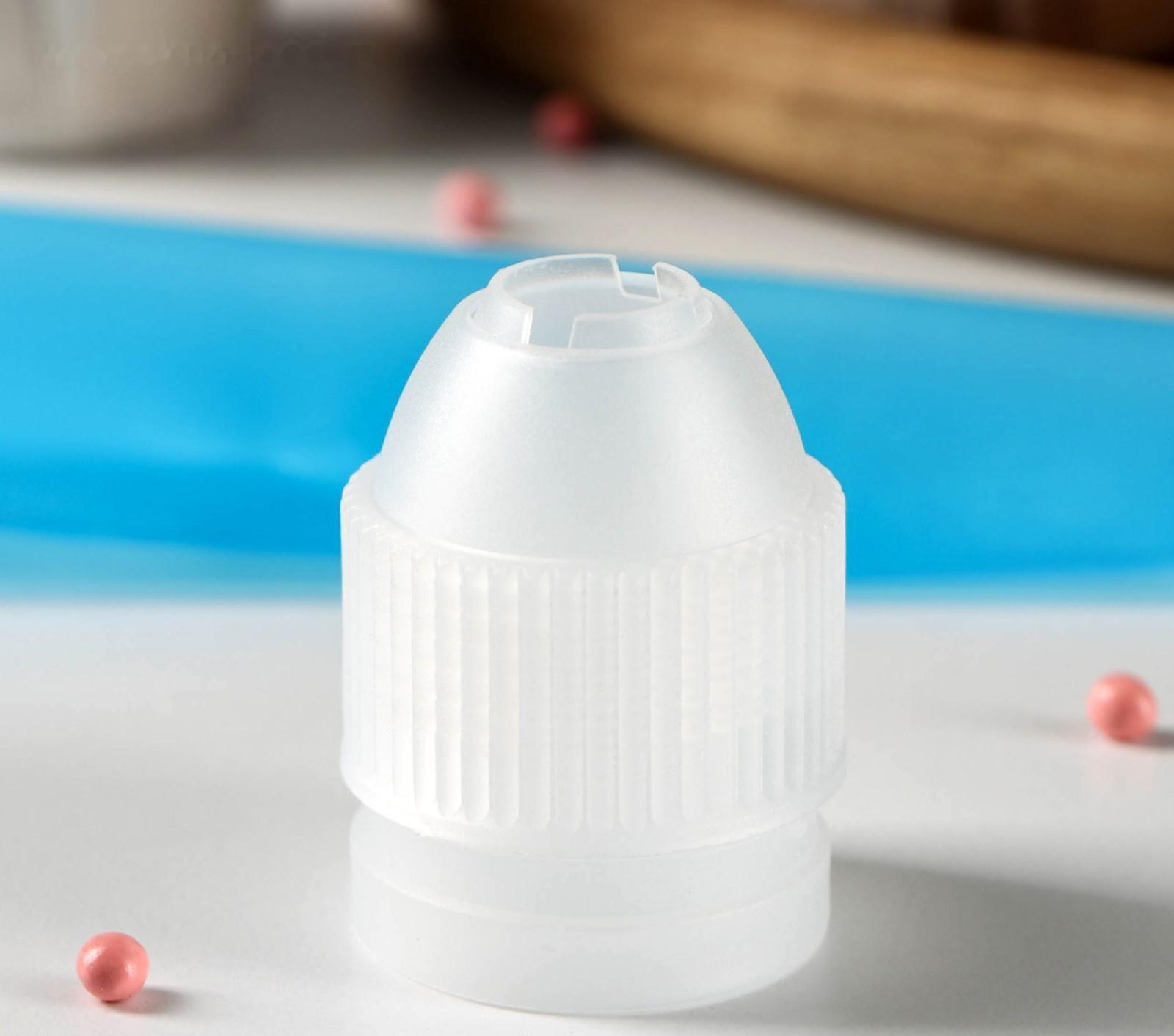 Набор кондитерский «Норма»,10 предметов: щипцы, 6 насадок, кондитерский мешок, адаптер, кондитерский гвоздь