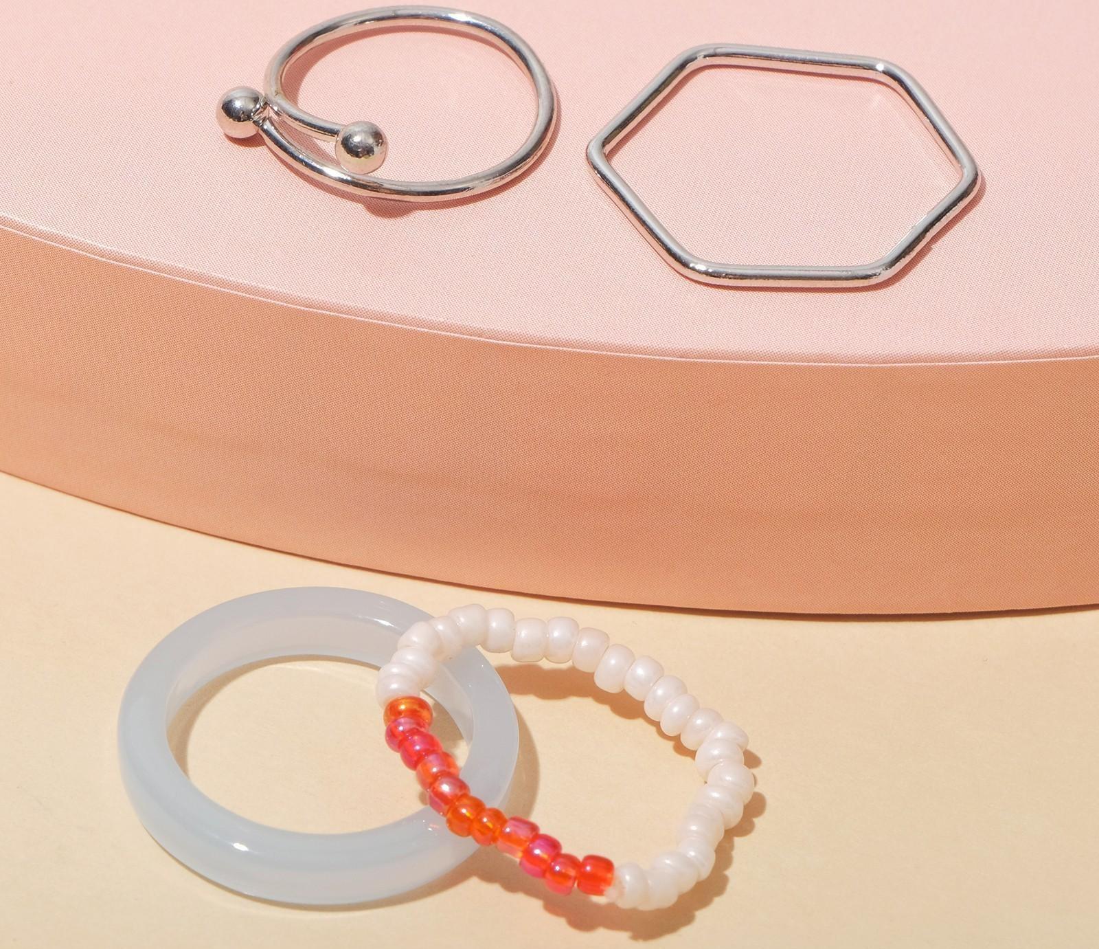 Кольцо набор 4 штуки 