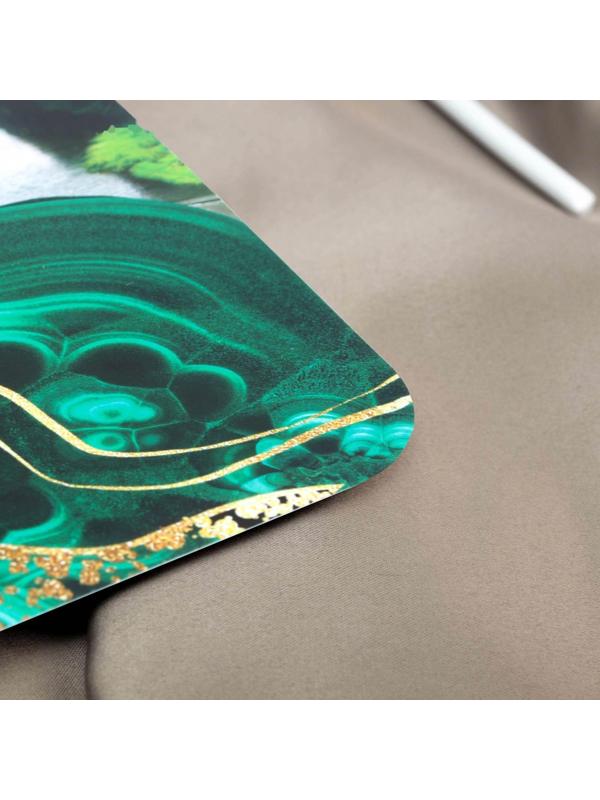 Доска разделочная «Малахит», пластик, 30 × 20 см