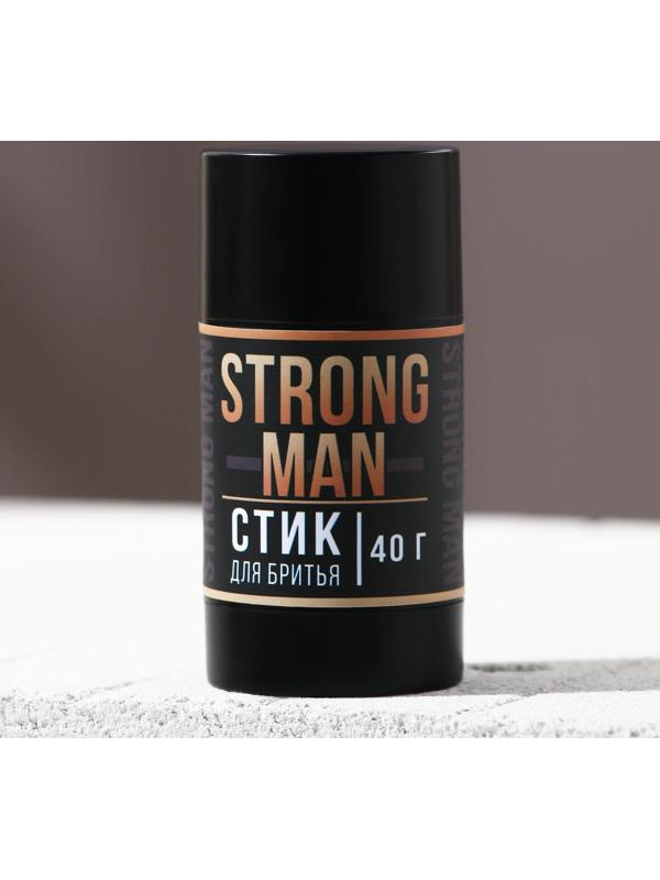 Стик для бритья Strong man 40 г, аромат мужской парфюм