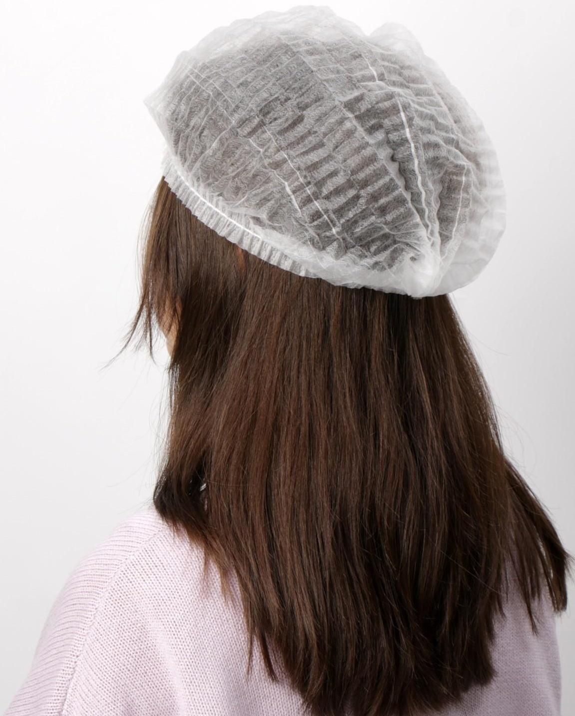 Шапочка Шарлотта, белая, 15 г/м2, 100 шт.