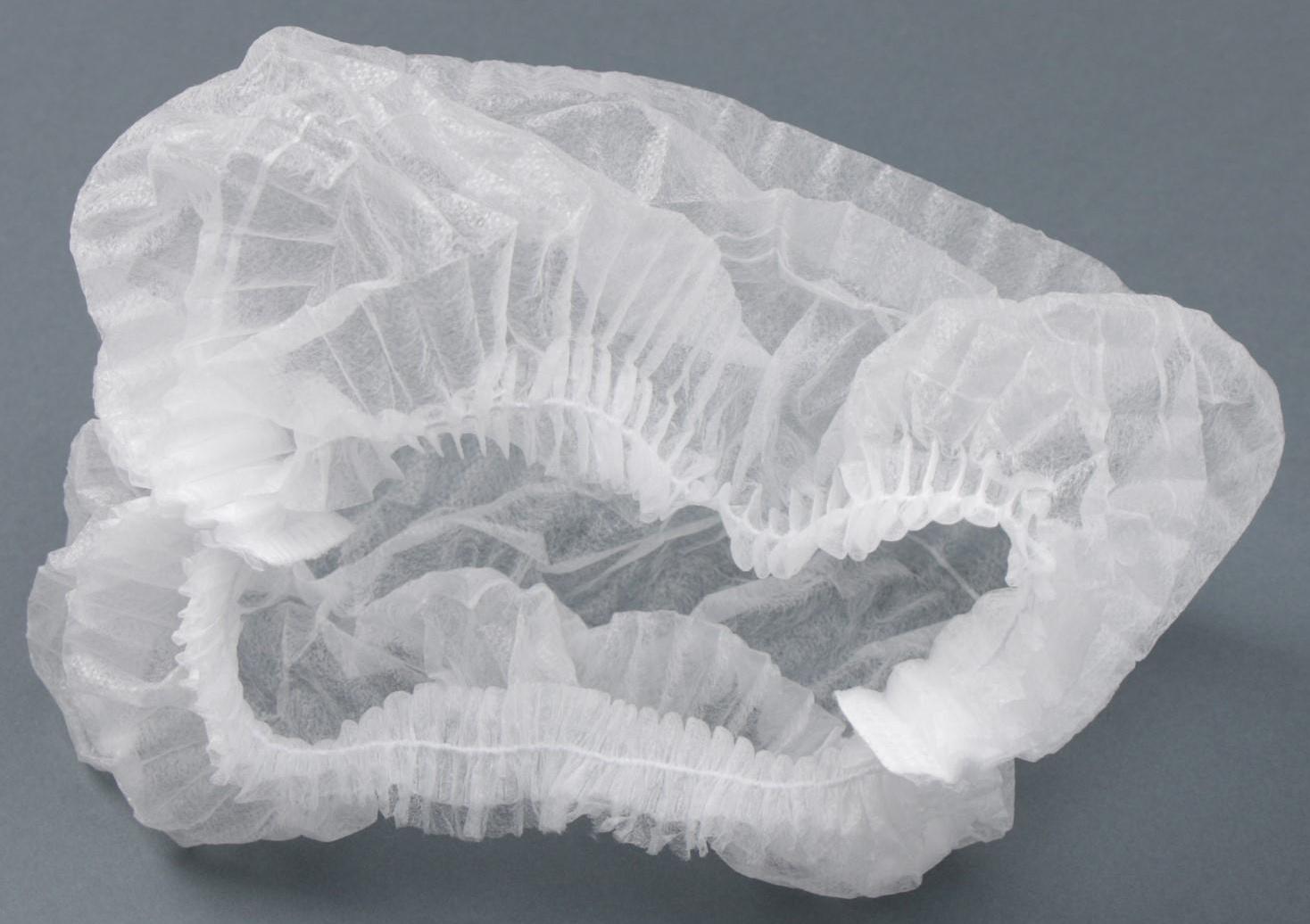 Шапочка Шарлотта, белая, 15 г/м2, 100 шт.