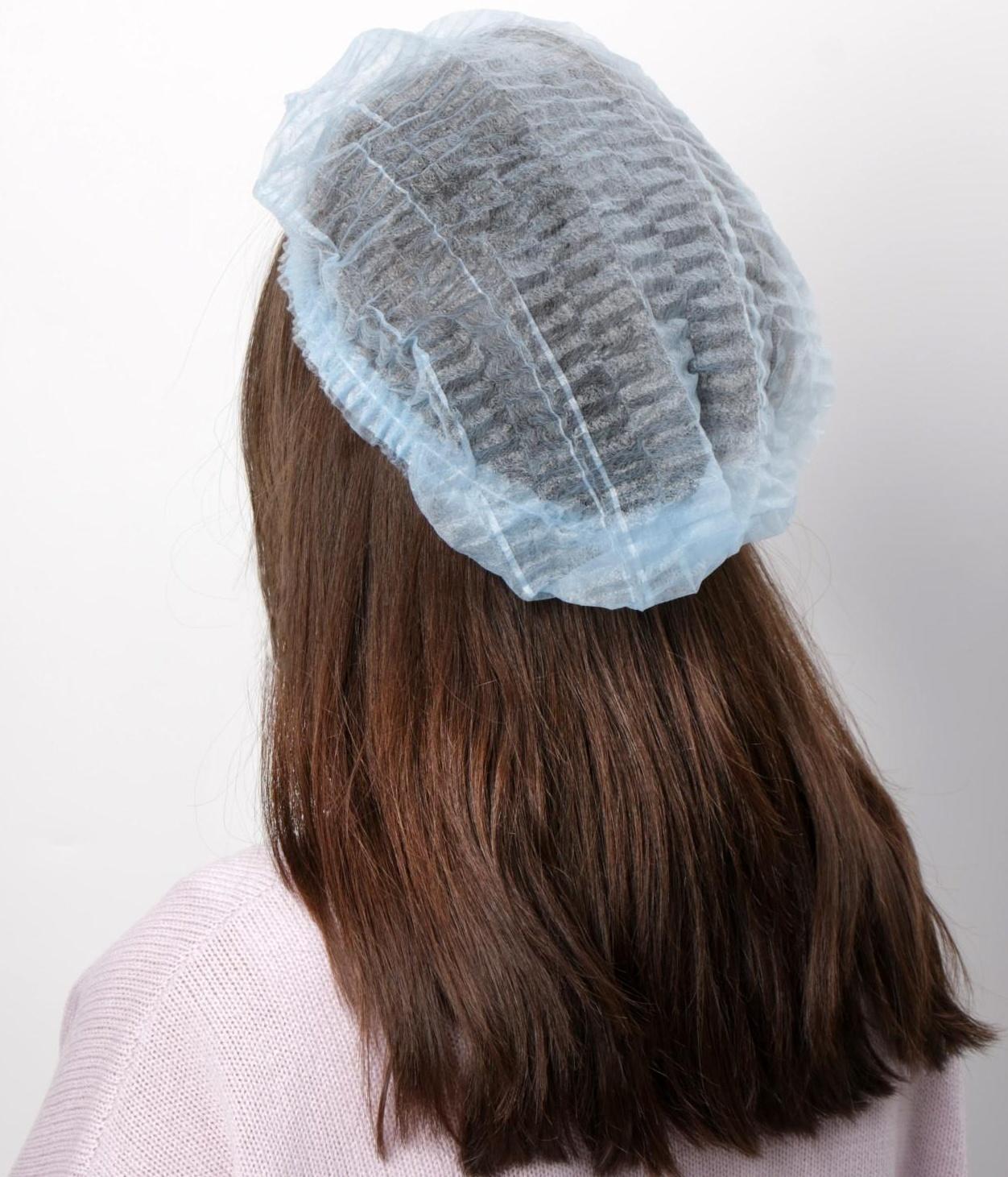 Шапочка Шарлотта, голубая 15 г/м2, 100 шт