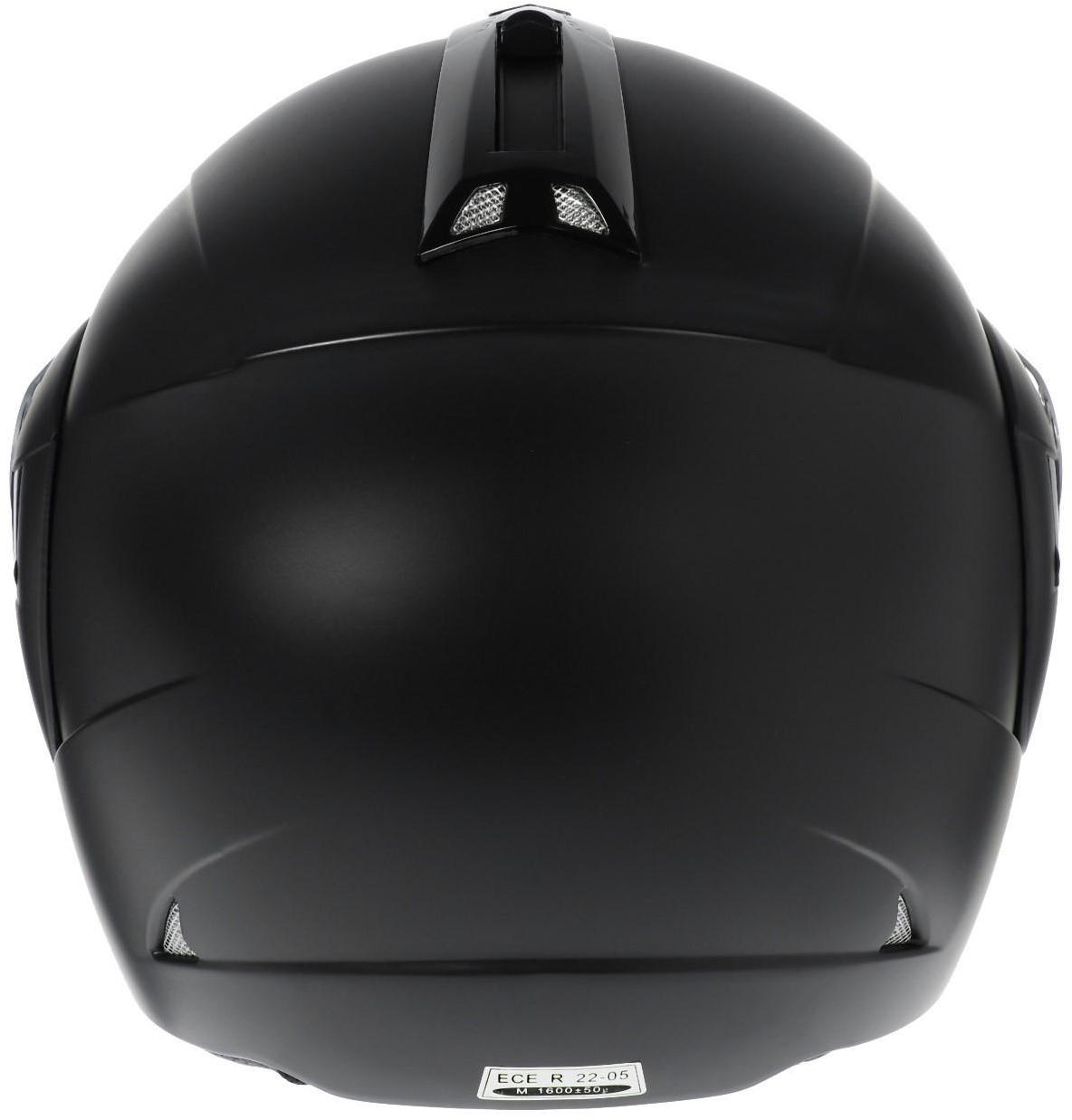 Шлем модуляр, черный, матовый, размер M, FF839