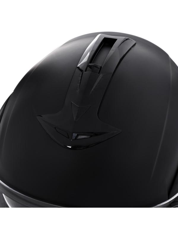 Шлем модуляр, черный, матовый, размер M, FF839