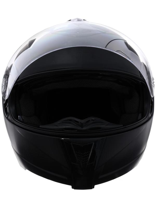 Шлем модуляр, черный, матовый, размер M, FF839