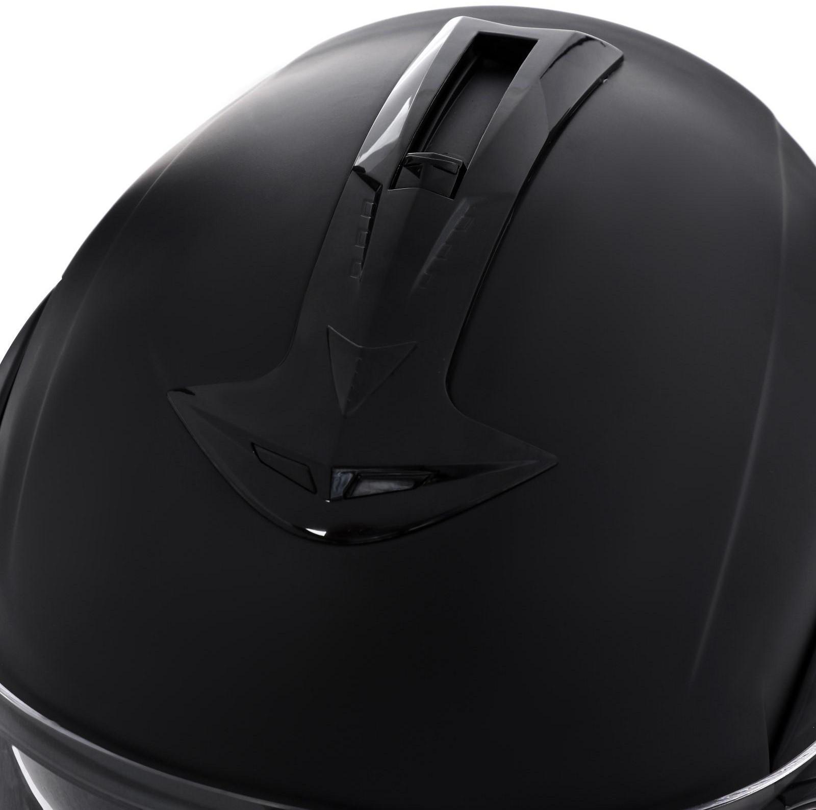 Шлем модуляр, черный, матовый, размер L, FF839