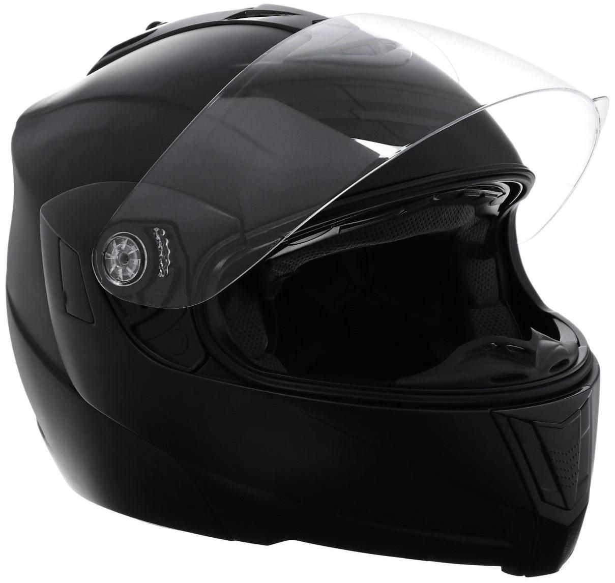 Шлем модуляр, черный, матовый, размер L, FF839