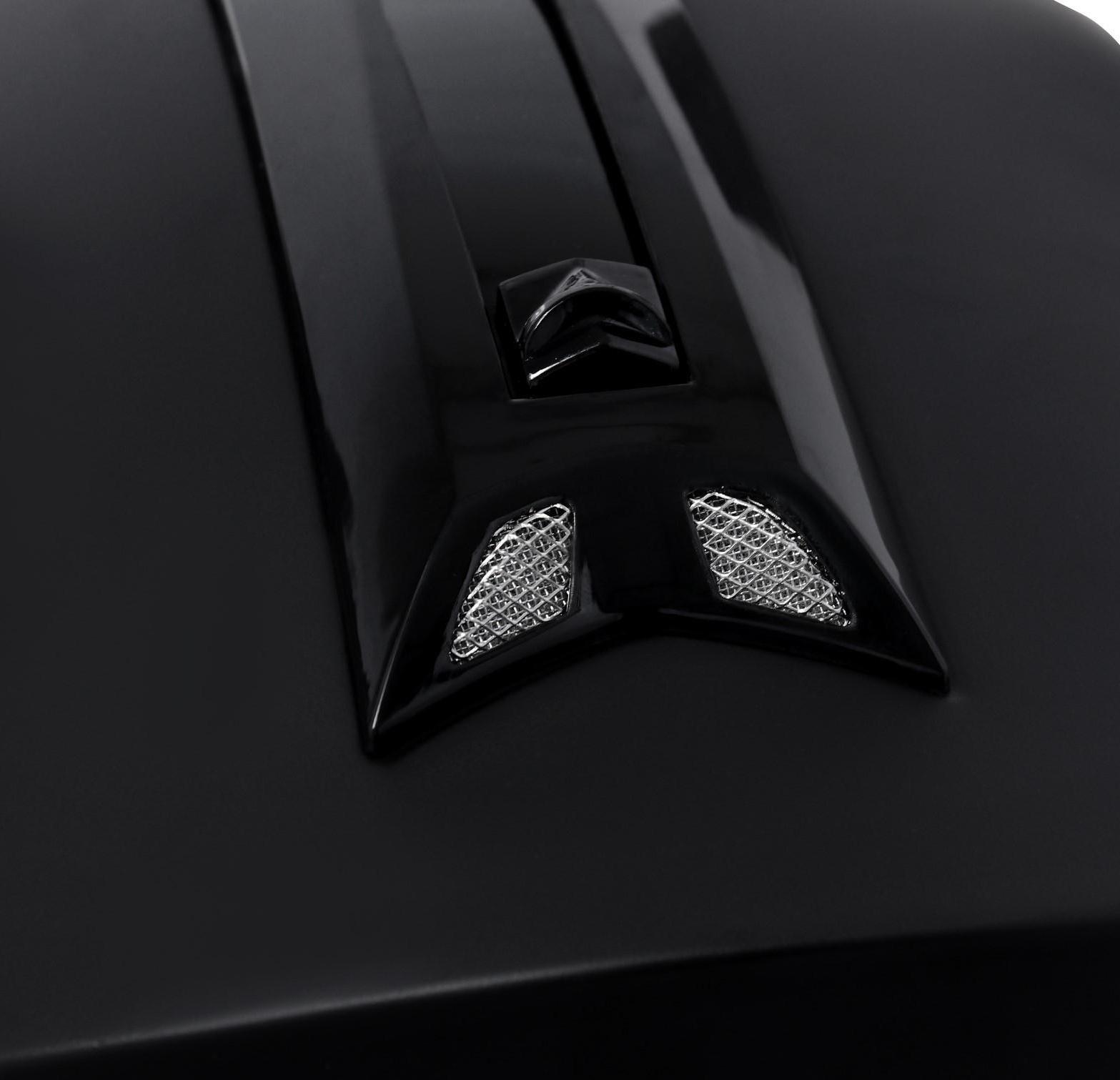 Шлем модуляр, черный, матовый, размер L, FF839