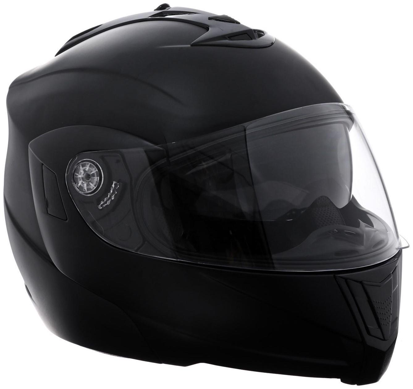 Шлем модуляр, черный, матовый, размер L, FF839