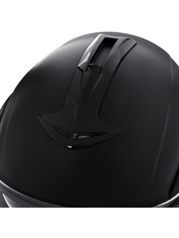 Шлем модуляр, черный, матовый, размер L, FF839