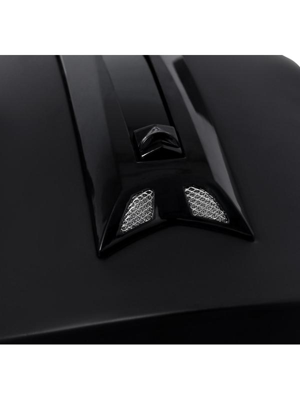 Шлем модуляр, черный, матовый, размер L, FF839