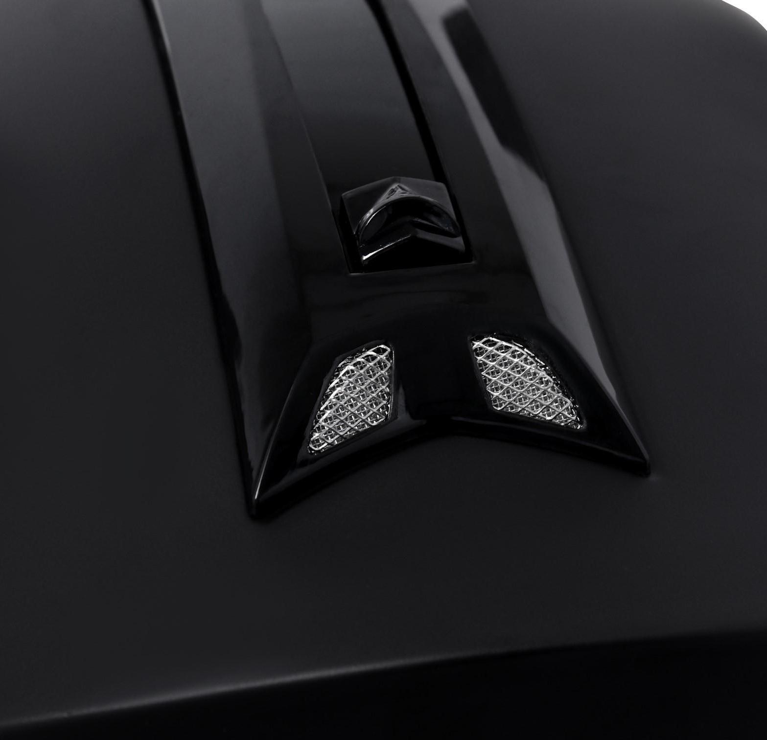 Шлем модуляр, черный, матовый, размер XL, FF839