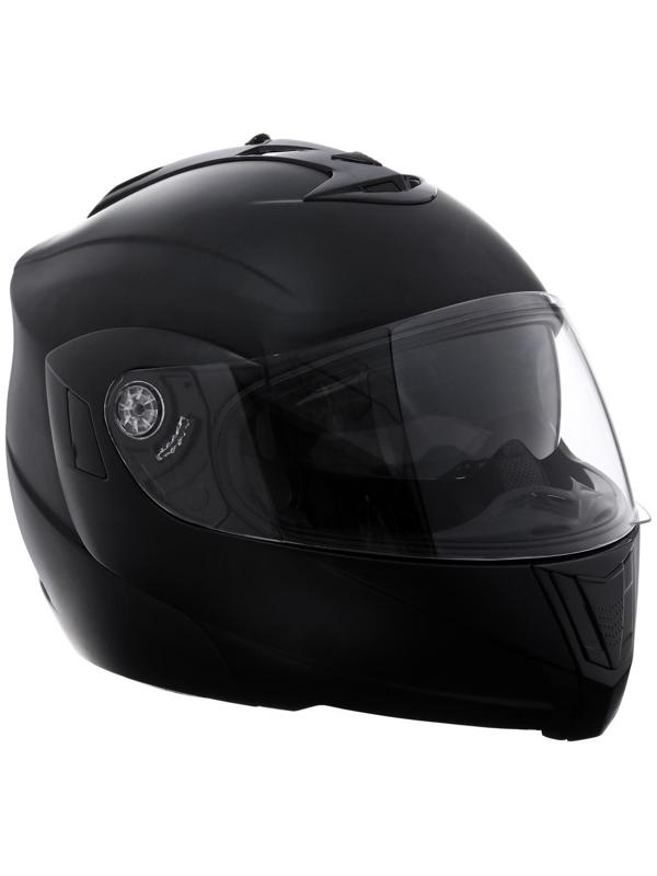 Шлем модуляр, черный, матовый, размер XL, FF839